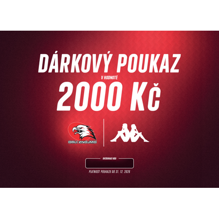 Dárková poukázka HC Znojmo - 2000 Kč