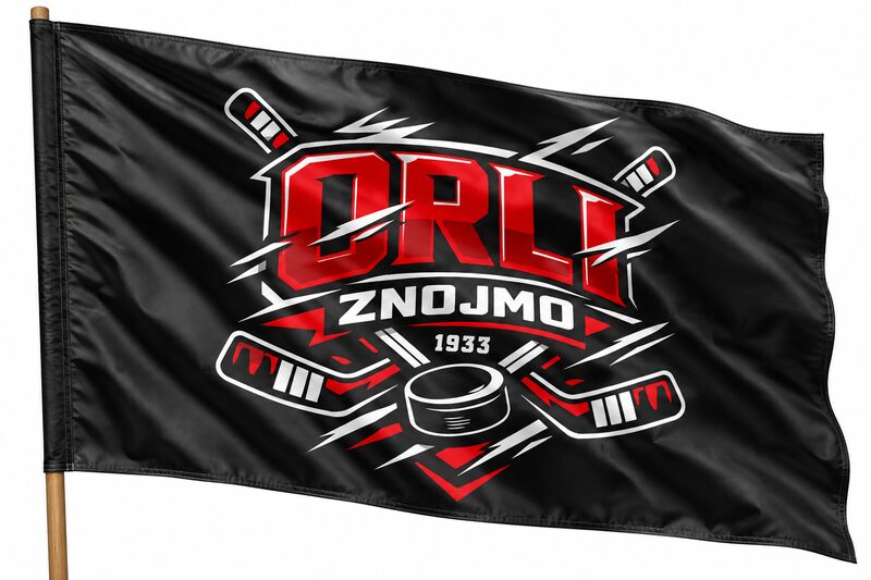 Fan vlajka Orli Znojmo 60x40 1 26-27 00