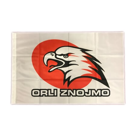 Vlajka fan Znojmo "LOGO"